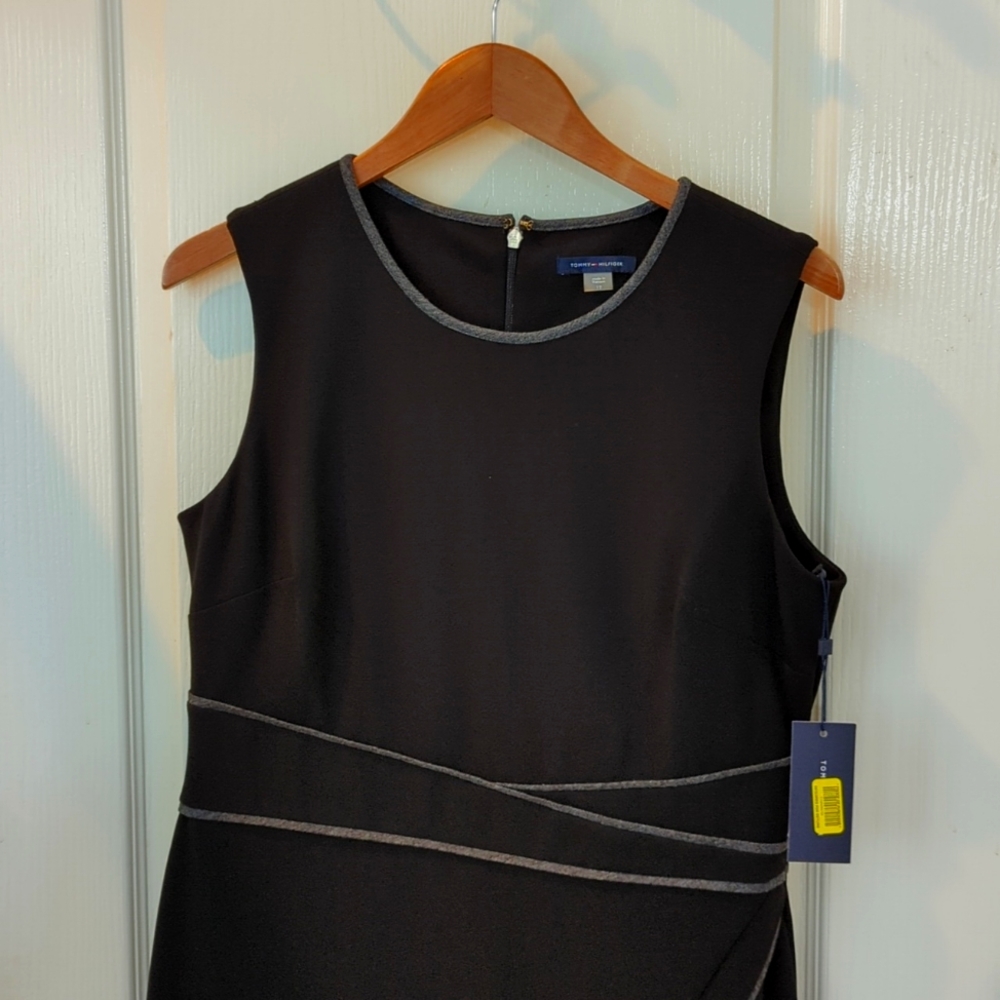 Tommy Hilfiger little black dress. Size 12 NWT